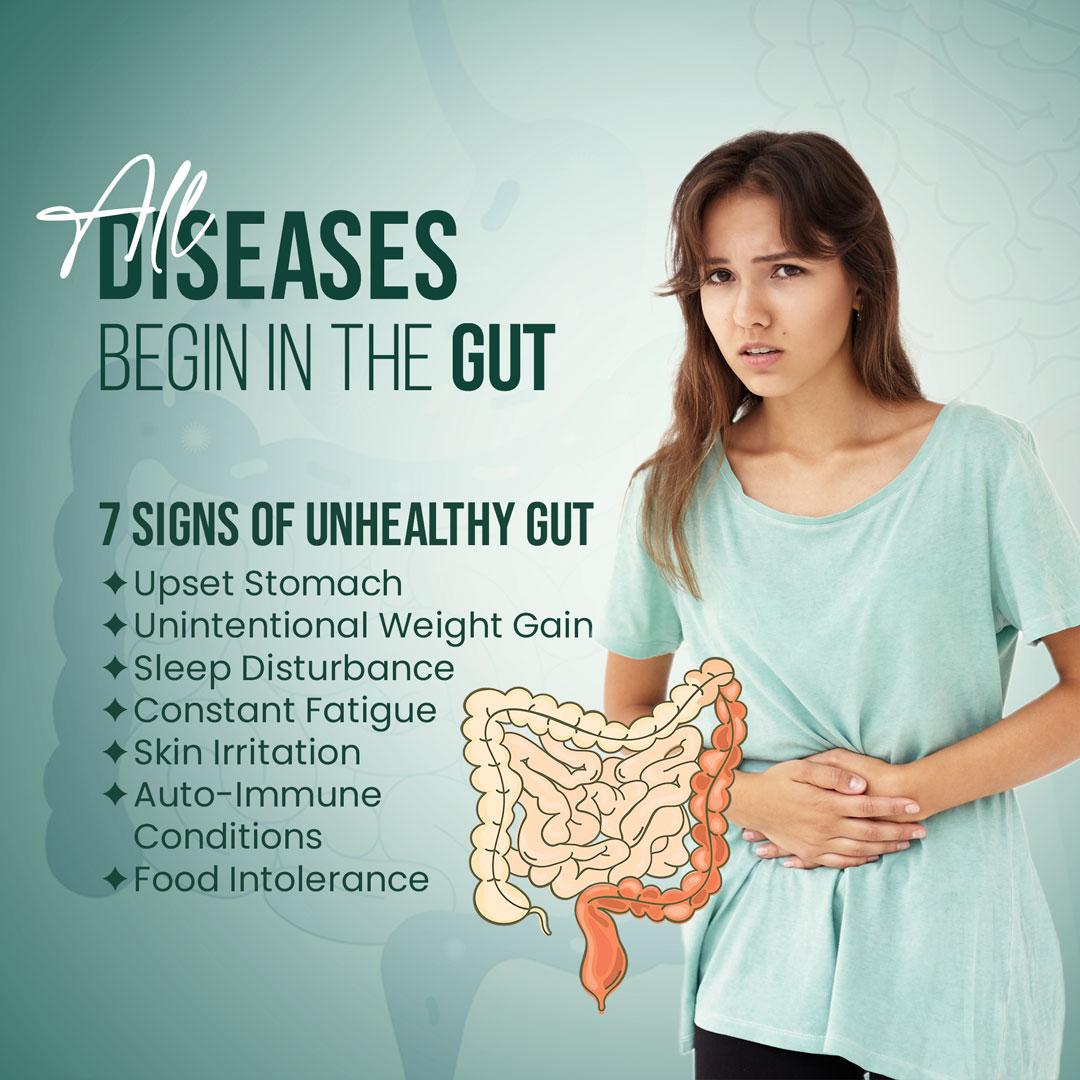 7 Signs of Unhealthy Gut